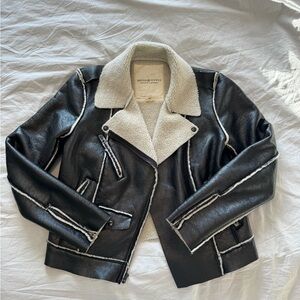 Ralph Lauren Moto Jacket with Shearling Lining